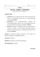 Vorschau - Arbeitsblätter - Klausur Sachtextanalyse: Sprachwandel & Sprachkritik – „Grammatik ist kein Museum“ (Q1/Q2) inkl. EWH - Seite 1