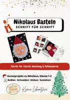 Vorschau - Mal- und Bastelvorlagen - Nikolaus basteln, Schritt-für-Schritt - Deckblatt