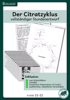 Vorschau - Stundenentwürfe - Citratzyklus - vollständiger Stundenentwurf inkl. Material - Deckblatt