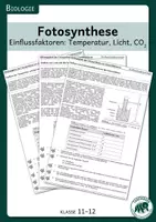 Vorschau - Arbeitsblätter - Fotosynthese - Einflussfaktoren - Deckblatt