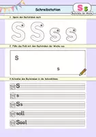 Vorschau - Stationenlernen - Buchstabeneinführung - S - Stationsarbeit/ Stationenlernen - Seite 2