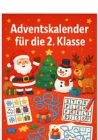 Vorschau - Arbeitsblätter - Adventskalender für die 2.Klasse - Deckblatt