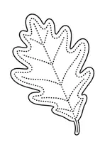 Vorschau - Mal- und Bastelvorlagen - Herbstblätter zum Prickeln - Seite 1