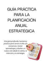Vista previa - Hojas de trabajo - GUÍA PARA LA PLANIFICACIÓN ANUAL ESTRATÉGICA - Portada