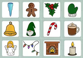 Vorschau - Spiele - der Winter - Sprechanlass-Minikarten, 3-fach differenziert - Seite 3