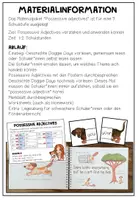 Vorschau - Stundenentwürfe - Possessive Adjectives / Possessive Determiners – Possessivbegleiter Englisch | Materialpaket 4.–5. Klasse - Seite 1