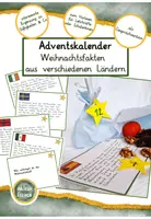 Vorschau - Anderer Materialtyp - Adventskalender Klasse 1 bis 4 - Deckblatt