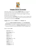 anteprima - Esercizi - Viaggio intorno al Mondo - attività sui fusi orari - Pagina 1