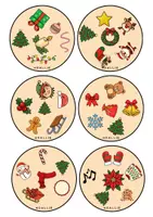 Voorbeeld - Kerstmis dobble - Voorblad
