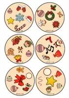 Voorbeeld - Kerstmis dobble - Pagina 3