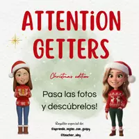 Vista previa - Tarjetas / Manipulativos - Christmas Attention getters - página 1
