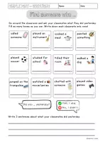 Vorschau - Arbeitsblätter - Find someone who - Simple Past - Seite 3