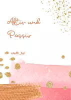 Vorschau - Arbeitsblätter - Aktiv und Passiv - Seite 1