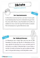 Vorschau - Arbeitsblätter - 10 einfache Diktate zu Weihnachten - Seite 3