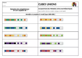 Aperçu - Apprentissages en autonomie - fiche de suivi suites organisées à compléter AB ABC et ABB - Page 2