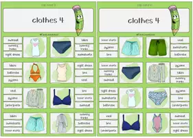 Vorschau - Fördermaterial/Inklusion - Clip cards clothes 4 - Klammerkarten - Seite 3