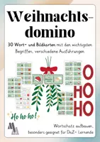 Vorschau - Spiele - Domino: Weihnachten - Fördermaterial DaZ/DaF - Deckblatt