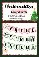 Vorschau - Poster - Weihnachten: Wimpelkette für's Klassenzimmer - Deckblatt