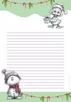 Vorschau - Anderer Materialtyp - Briefpapier Weihnachten | Niedliche Weihnachtstiere | Klasse 2–4 - Seite 3