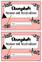 Vorschau - Arbeitsblätter - Nomen mit Nachsilben - Übungsheft (Klasse 3-4) #schulstartbyextraklasse - Seite 3
