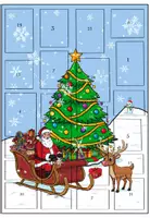 Vorschau - Mal- und Bastelvorlagen - Adventskalender zum selbst Gestalten - Bastelvorlage / Malvorlage - Seite 1