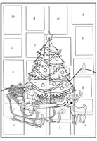 Vorschau - Mal- und Bastelvorlagen - Adventskalender zum selbst Gestalten - Bastelvorlage / Malvorlage - Seite 3