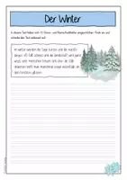 Vorschau - Stationenlernen - Schreibtraining Winter - Seite 1
