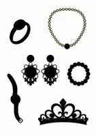 Vorschau - Arbeitsblätter - TEACCH Klettmappe Schmuck| Fördermaterial zur Feinmotorik und Zuordnung für Vorschule und Förderschule - Seite 1
