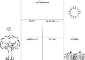 Vorschau - Arbeitsblätter - Mein Haus Faltbuch - zwei Varianten - Seite 3