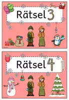 Vorschau - Stationenlernen - Escape Room - Deutsch (Winter - Klasse 1) - Seite 3