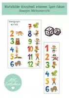 Vorschau - Anderer Materialtyp - Bewegungspause: Bewegungen würfeln (Zahlzerlegungen bis 12) - Deckblatt