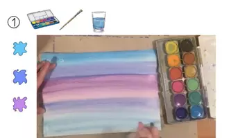 Vorschau - Mal- und Bastelvorlagen - Kunststunde Winterbild - die drei Spatzen + Geschenkidee - Seite 3