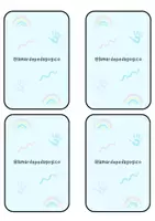 Vista previa - Tarjetas / Manipulativos - Tarjetas de iniciación a la lectoescritura - página 3