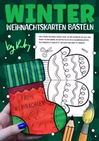 Vorschau - Arbeitsblätter - Lustige Weihnachtskarten zum Ausmalen und Basteln im Winter - Deckblatt