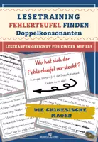 Vorschau - Aufgabenkarten - Schreibschrift: Chinesische Mauer: Fehlerteufel Lesekarten Doppelkonsonanten - Deckblatt