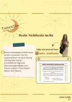 Vorschau - Arbeitsblätter - Arbeitsblatt zum Thema Besitz/Nichtbesitz im Russischen - Deckblatt