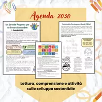 anteprima - Esercizi - Agenda 2030 – Lettura, comprensione e attività classi 4-5 - Pagina di copertina