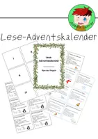 Vorschau - Text - Lese-Adventskalender | Weihnachtsgeschichte „Pinguin Pipo“ - Deckblatt
