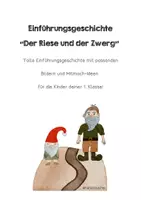 Vorschau - Bildkarten - Zwergenaufgaben und Riesenaufgaben Geschichte - Rechentrick - Analogieaufgaben - Seite 1