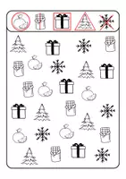 Vorschau - Arbeitsblätter - Arbeitsblatt Grundformen Samichlaus (Wahrnehmung & Feinmotorik) - Deckblatt