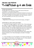 Vorschau - Arbeitsblätter - g oder k am Wortende (verlängern) - Seite 1