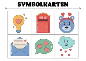 Vorschau - Spiele - Valentinstag-Bingo – 30 Karten, Spiel für die Klasse, Klassenfeier & Valentinstag-Aktionen - Seite 1