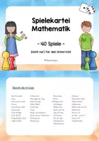 Vorschau - Stundenentwürfe - Materialpaket Spielekarteien Deutsch und Mathematik 80 Spiele - Seite 2