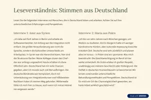 Vorschau - Arbeitsblätter - Diversität & Inklusion – Interviews, Rollenspiel & Schreibaufgabe (B1–C1) - Seite 1