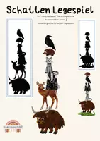 Vorschau - Arbeitsblätter - Schatten-Legespiel mit Tiervorlagen - Deckblatt