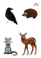 Vorschau - Arbeitsblätter - Schatten-Legespiel mit Tiervorlagen - Seite 3