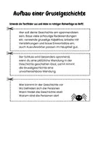 Vorschau - Arbeitsblätter - Test/ Schularbeit Gruselgeschichte - Seite 2