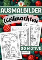 Vorschau - Mal- und Bastelvorlagen - Ausmalbilder - Weihnachten - Deckblatt