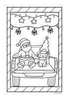 Vorschau - Mal- und Bastelvorlagen - Ausmalbilder - Weihnachten - Seite 1
