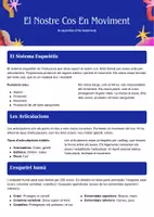 Vista previa - Unidades / Secuencias / Situaciones de Aprendizaje - 4t 5´5 i 6é El Nostre Cos En Moviment Valencià-Caltalà - Portada